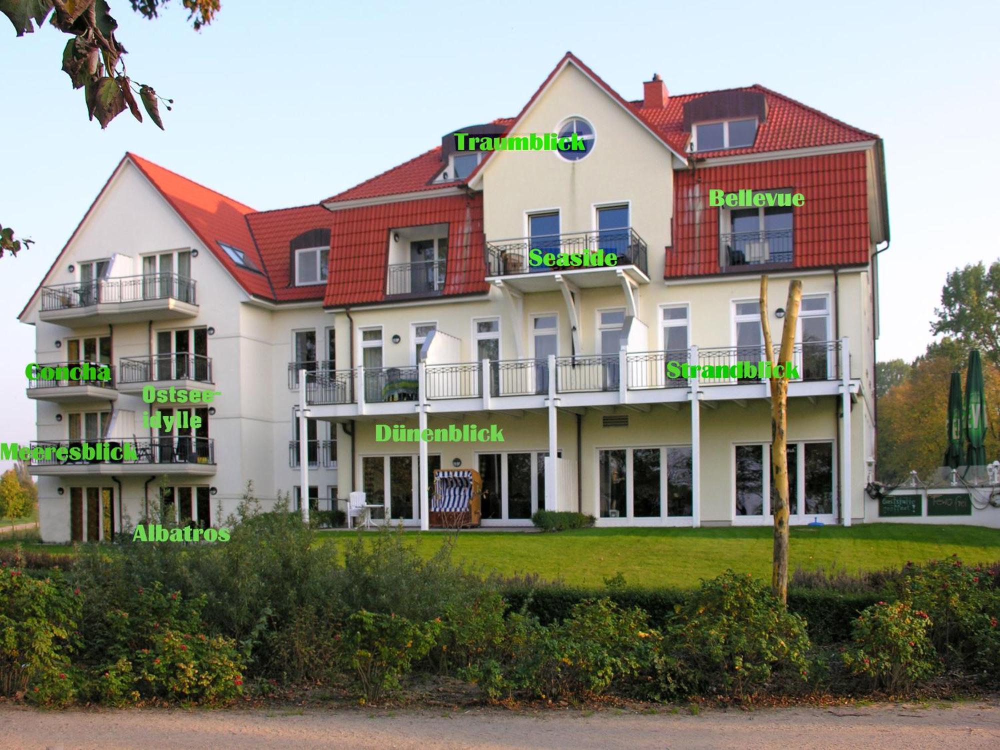 Ostsee Residenz Meeresblick Bellevue 인젤 포엘 외부 사진